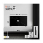 تلویزیون هوشمند 50 اینچ جی پلاس مدل GTV-50RU762S