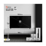 تلویزیون هوشمند 55 اینچ جی پلاس مدل GTV-55RU722N