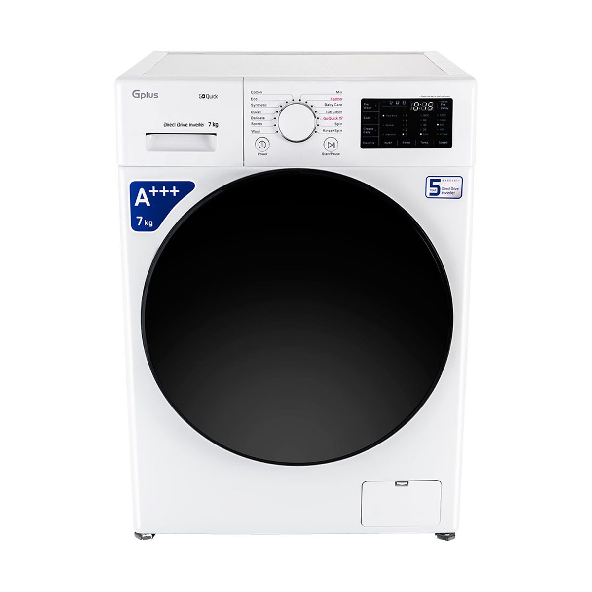 ماشین لباسشویی 7 کیلوگرمی جی پلاس مدل GWM-M730