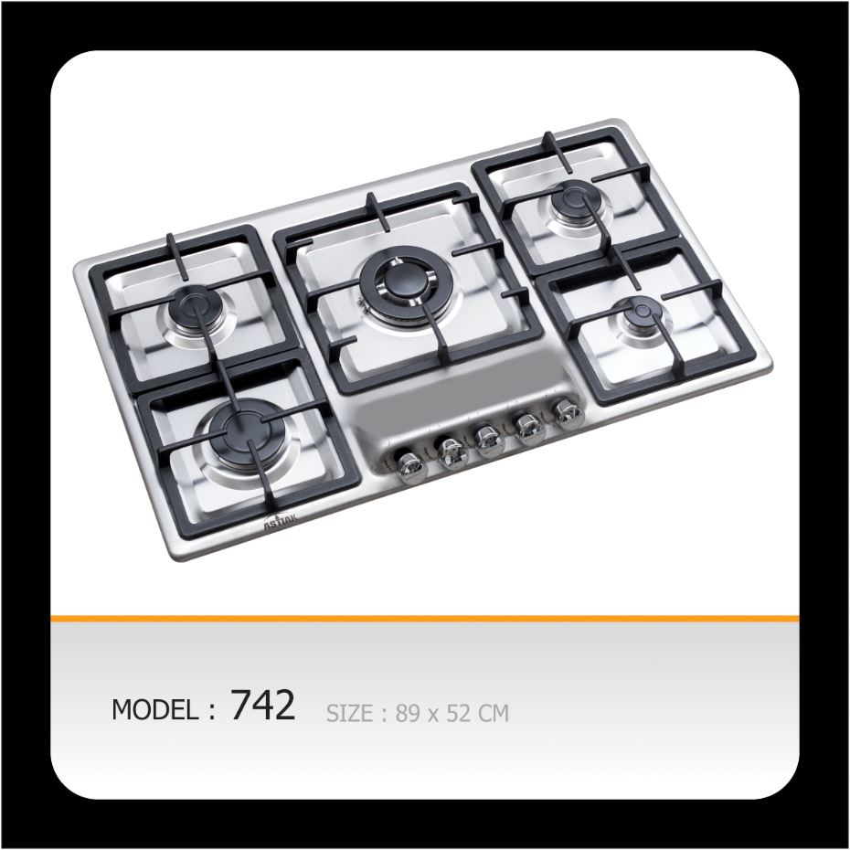 اجاق گاز صفحه ای آستیاک مدل S 742