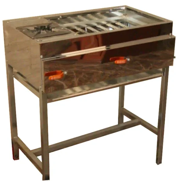 کباب پز 8 شعله اجاق دار پارس با پایه ثابت