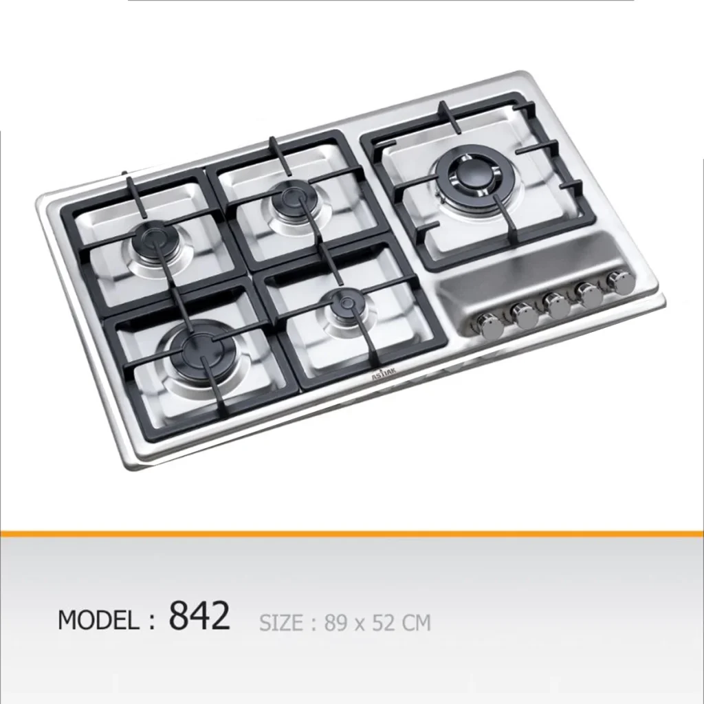 اجاق گاز صفحه ای آستیاک مدل S 842