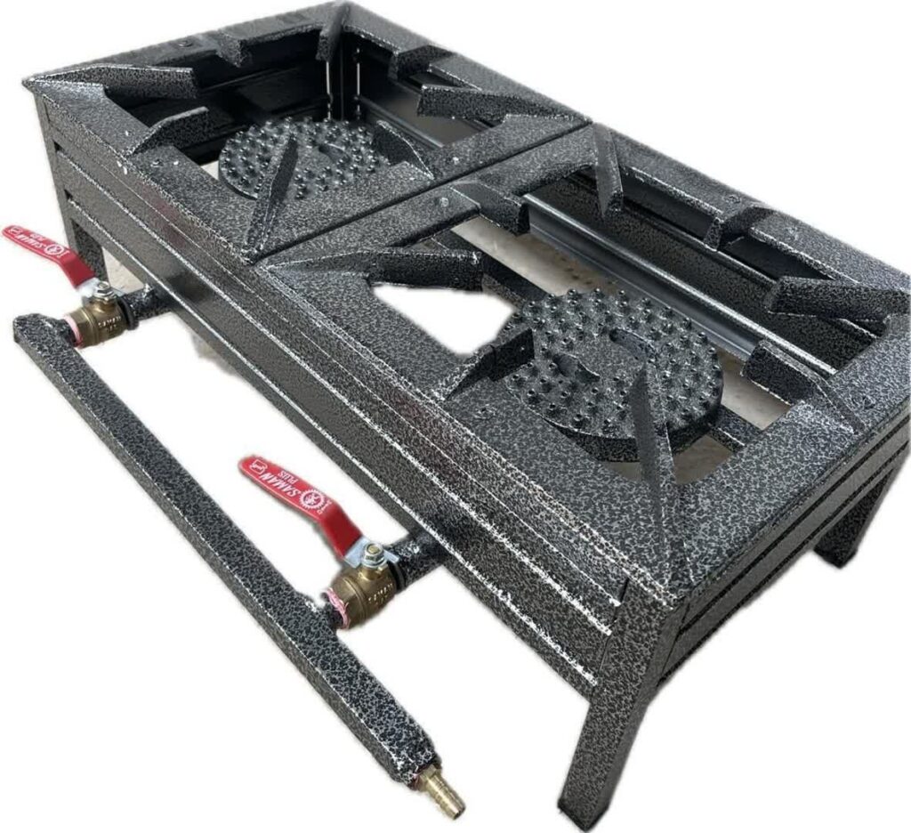 اجاق گاز حیاطی دو قلو رویه چدن 30 در 60 پارس