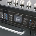 اجاق گاز طرح فر صفحه شیشه ای چاپل