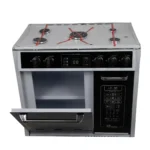 اجاق گاز طرح فر صفحه لعاب چاپال