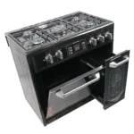 اجاق گاز طرح فر صفحه لعاب چاپال