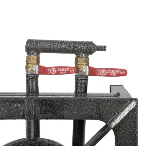 اجاق گاز حیاطی دو شعله رویه چدن 40 پارس