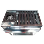 کباب پز 12 شعله اجاق دار با پایه و درب پارس