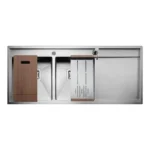 سینک دو لگن مس مدل FD34TSTL/FD34TSTR