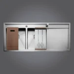 سینک دو لگن مس مدل FD34TSTL/FD34TSTR