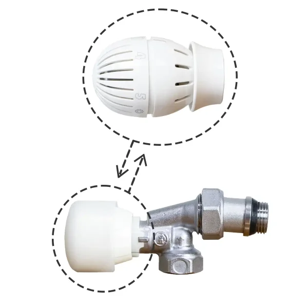 شیر ترموستات رفت رادیاتور جیاکومینی