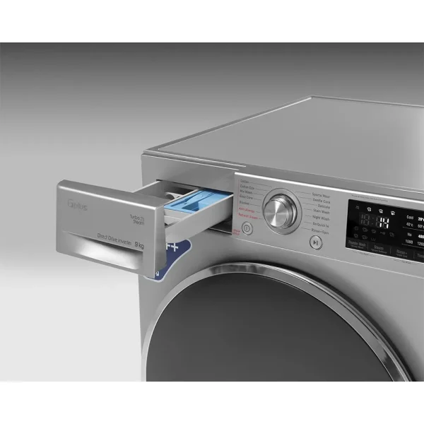 ماشین لباسشویی 9 کیلوگرمی جی پلاس مدل GWM-R99.KTL