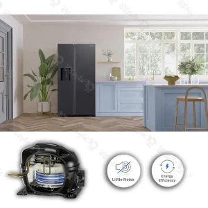 یخچال فریزر ساید بای ساید سامسونگ مدل RH65A5401M9