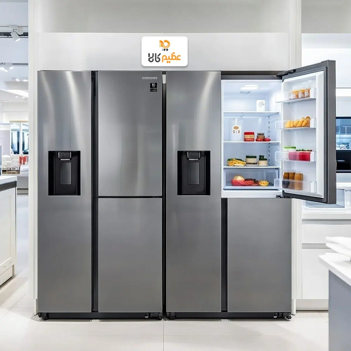یخچال فریزر ساید بای ساید سامسونگ مدل RH65A5401M9 یخچال فریزر ساید بای ساید سامسونگ مدل RH65A5401M9