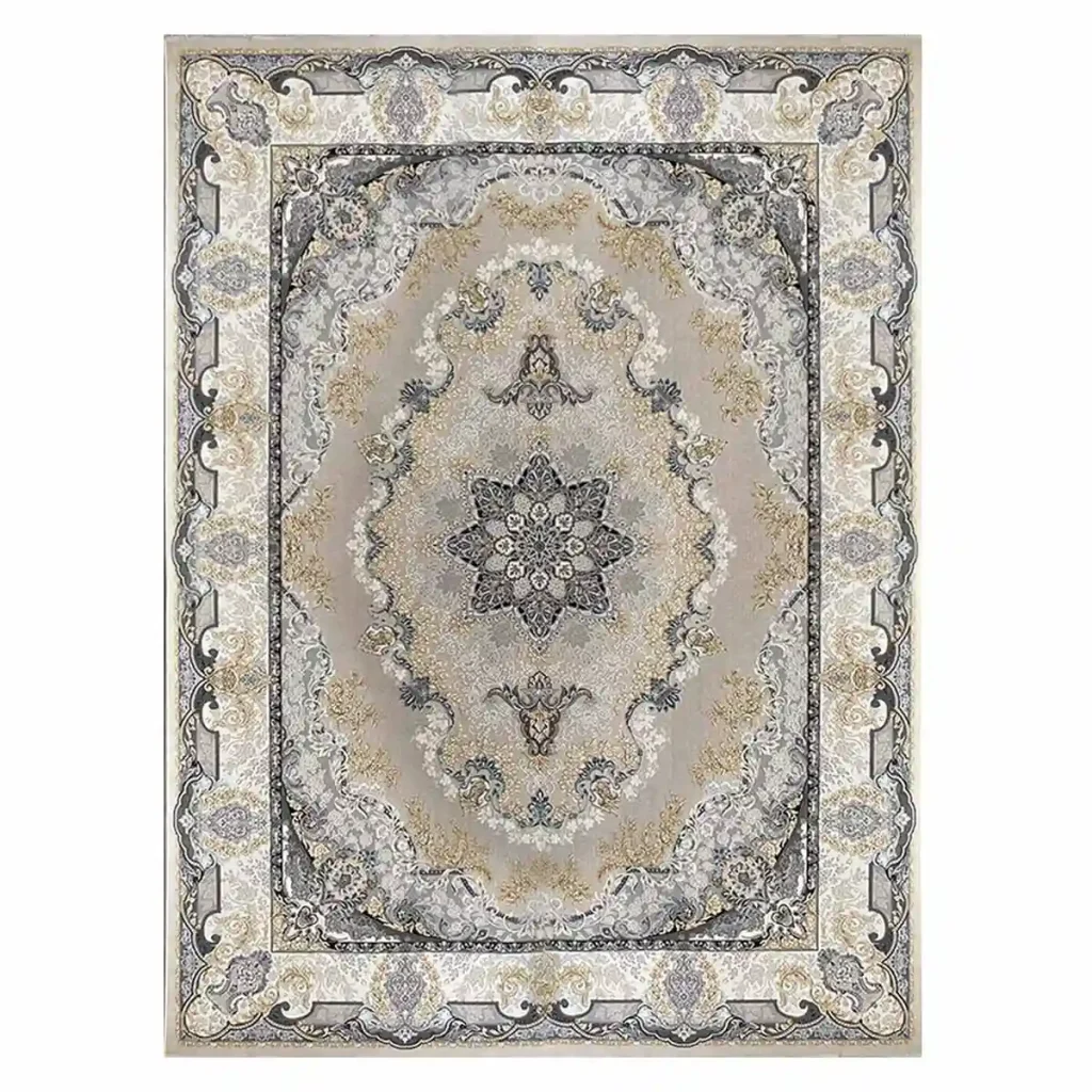 فرش 700 شانه 12 متری سوفیا مدل مرسانا بژ