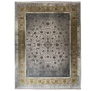 فرش 1200 شانه 12 متری سوفیا مدل رز طلایی