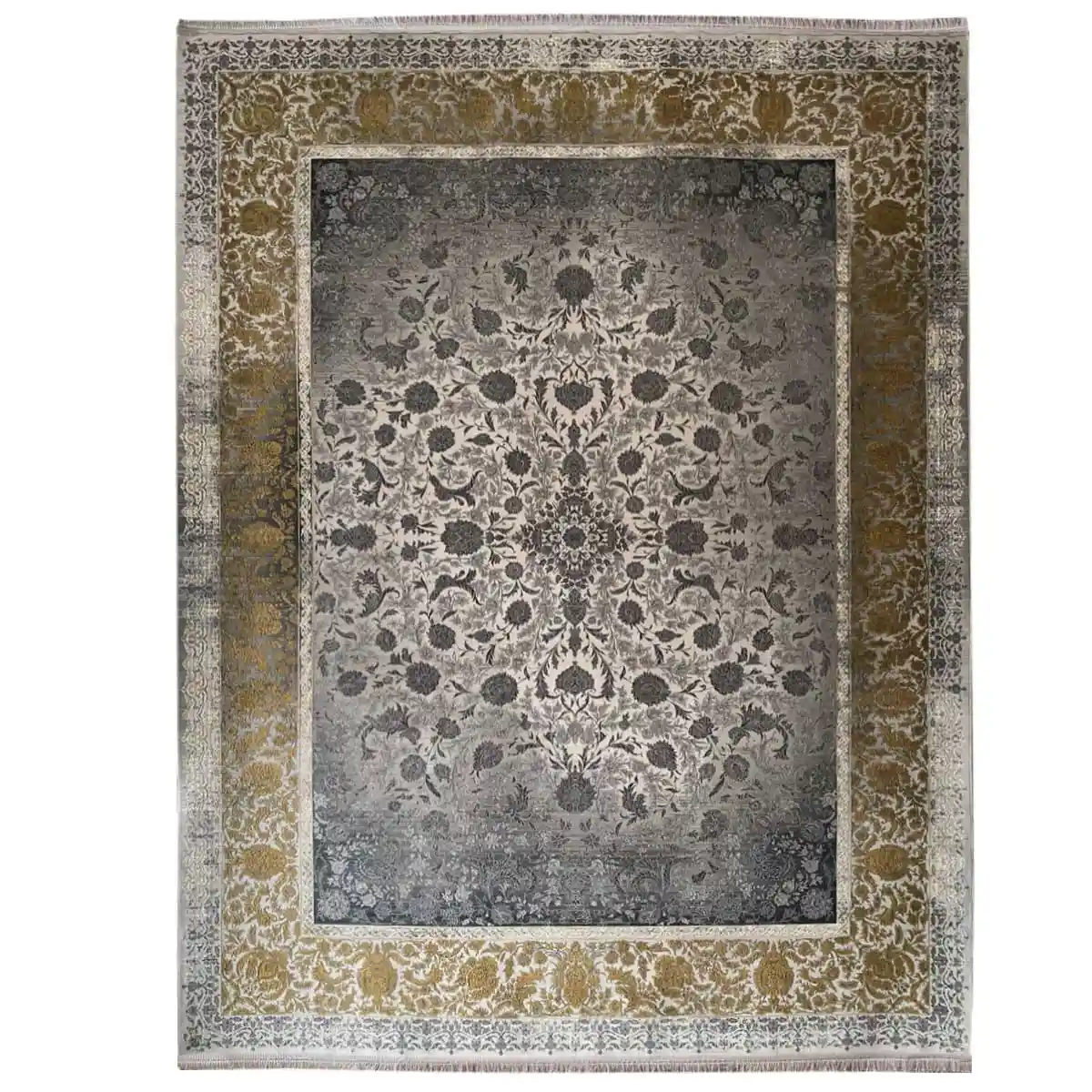 فرش 1200 شانه 12 متری سوفیا مدل رز طلایی فرش 1200 شانه 12 متری سوفیا مدل رز طلایی