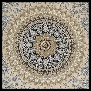 فرش 700 شانه 12 متری سوفیا مدل شمیم بژ