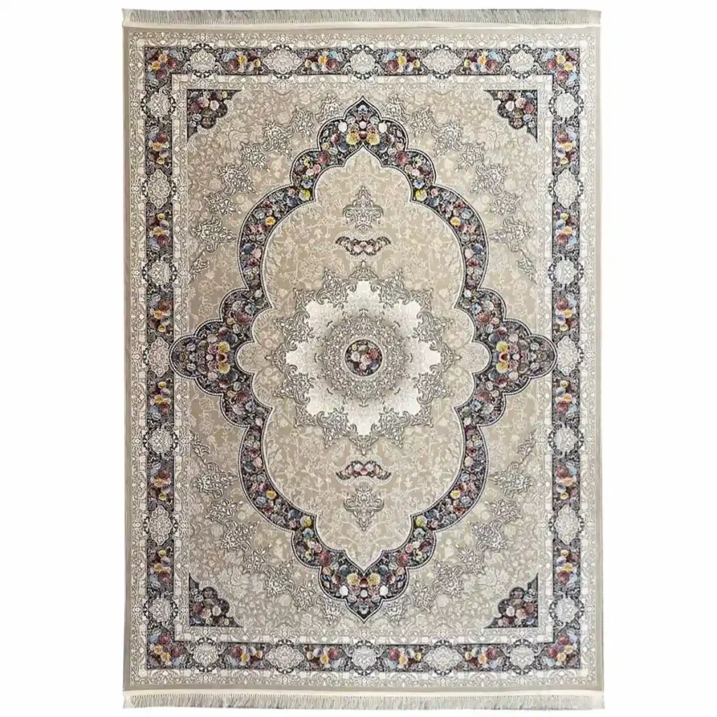 فرش 1200 شانه 9 متری سوفیا مدل آروانا نقره ای