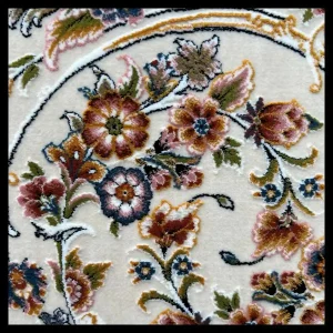 فرش 1200 شانه 9 متری سوفیا مدل آیناز کرم حاشیه مسی