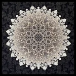 فرش 700 شانه 9 متری سوفیا مدل ملودی سرمه ای