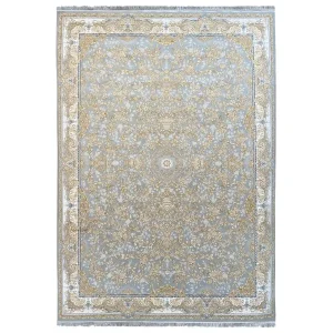 فرش 700 شانه 9 متری سوفیا مدل شروین نقره ای طلایی