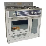 اجاق گاز طرح فر صفحه استیل چاپل مدل 610N
