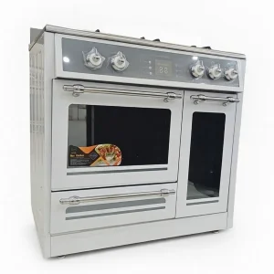 اجاق گاز طرح فر صفحه استیل چاپل مدل 610N