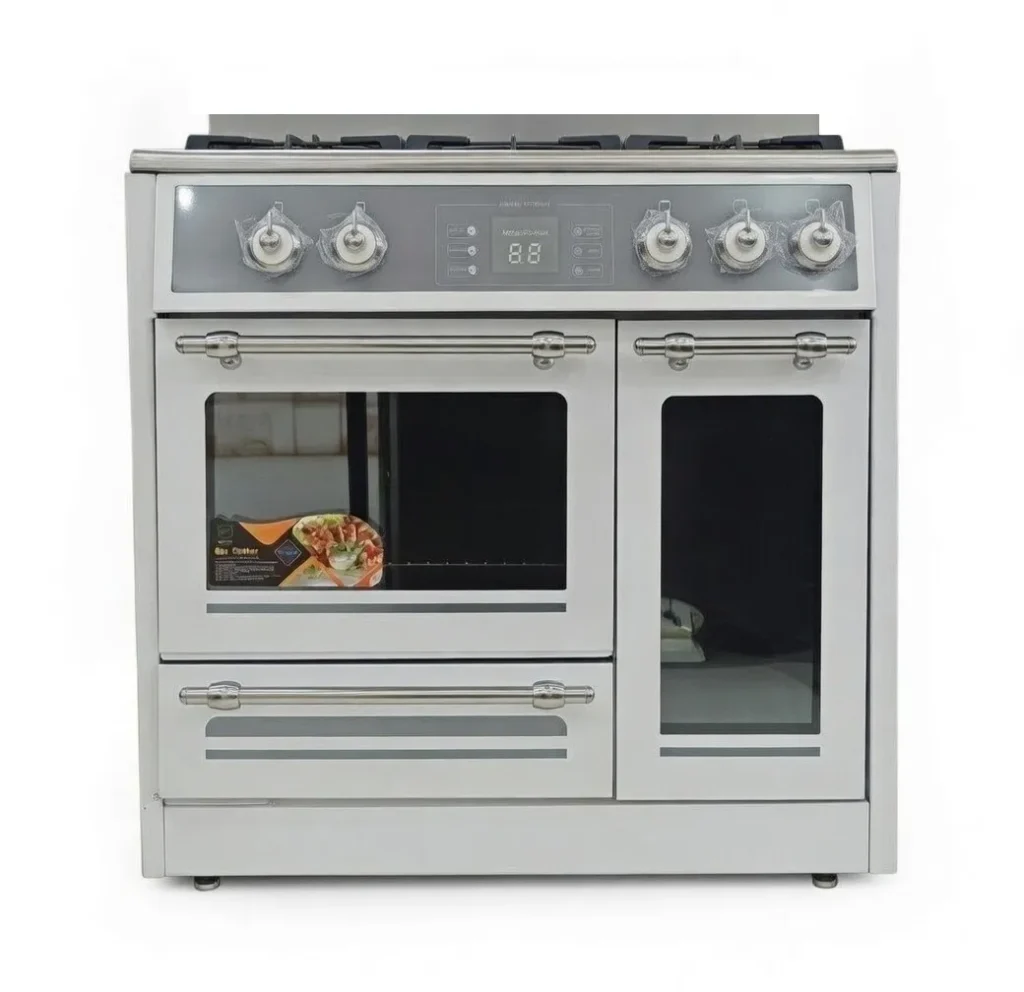 اجاق گاز طرح فر صفحه استیل چاپل مدل 610N