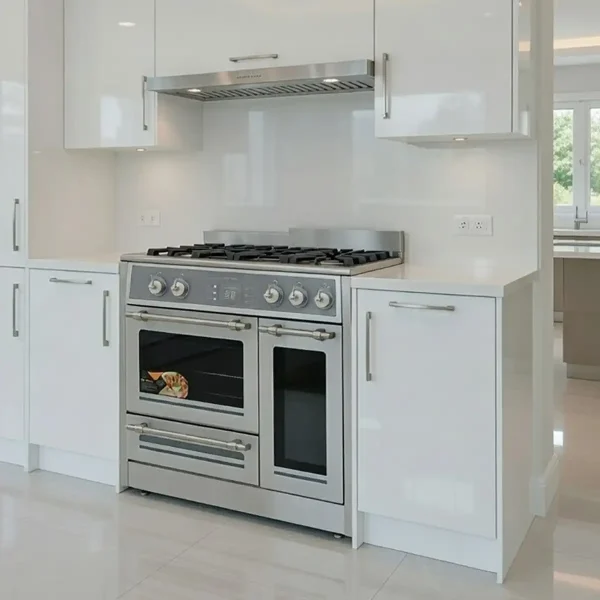 اجاق گاز طرح فر صفحه استیل چاپل مدل 610N