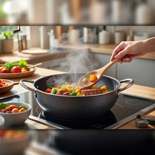 تابه دو دسته گرانیت درب پیرکس تیارا آلیمان