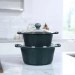 سرویس چدن 9 پارچه گرانیت تیارا الماسی / موجی