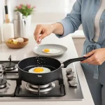 تابه تک دسته گرانیت بدون درب تیارا