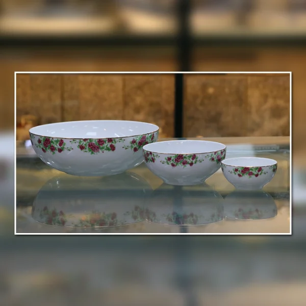 سرویس چینی 13 پارچه پیاله زرین بیدگل