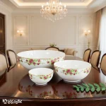 سرویس چینی 13 پارچه پیاله زرین بیدگل