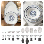 سرویس چینی 35 پارچه غذاخوری زرین بخارا