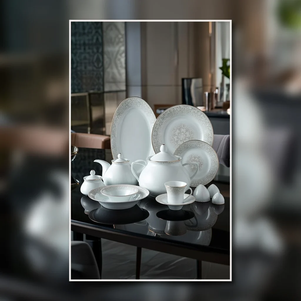 سرویس چینی 108 پارچه کامل زرین نیوان