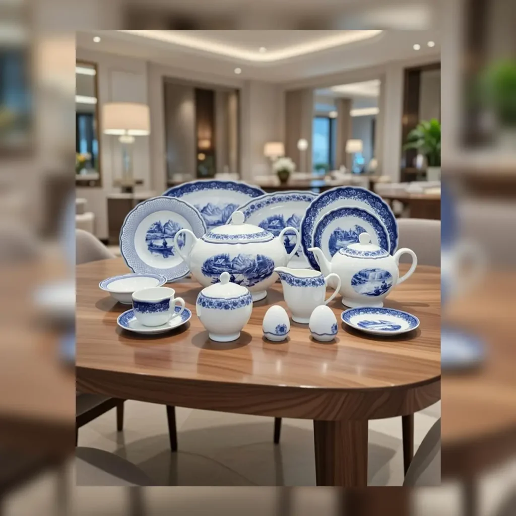 سرویس چینی 102 پارچه کامل زرین سن پترزبورگ