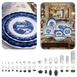 سرویس چینی 102 پارچه کامل زرین سن پترزبورگ