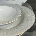 سرویس چینی 28 پارچه غذاخوری زرین سپید صدف