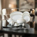 سرویس چینی 102 پارچه کامل زرین سپیدار