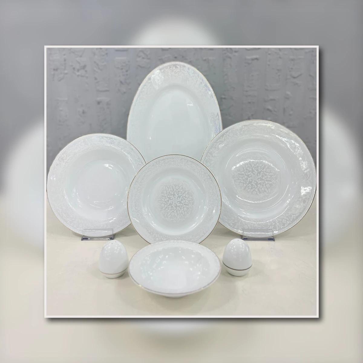 سرویس چینی 28 پارچه غذاخوری زرین سیلوان سرویس چینی 28 پارچه غذاخوری زرین سیلوان