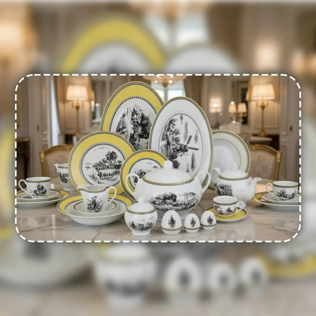 سرویس چینی 102 پارچه کامل ویلیج