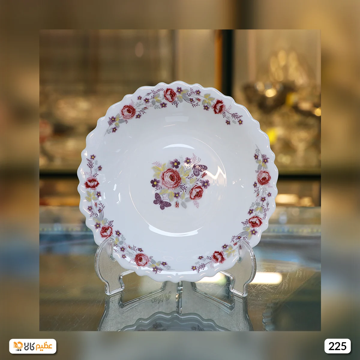 بشقاب خورش خوری آرکوپال پارس اپال مدل دنیز کد 225 بشقاب خورش خوری آرکوپال پارس اپال مدل دنیز کد 225