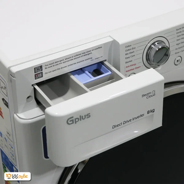 ماشین لباسشویی 8 کیلوگرمی جی پلاس مدل GWM-R808.N