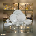 سرویس چینی 80 پارچه کامل زرین النور پلاتینی