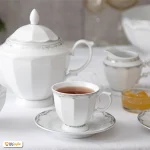 سرویس چینی 80 پارچه کامل زرین النور پلاتینی