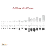 سرویس چینی 103 پارچه کامل زرین فلورنتینو