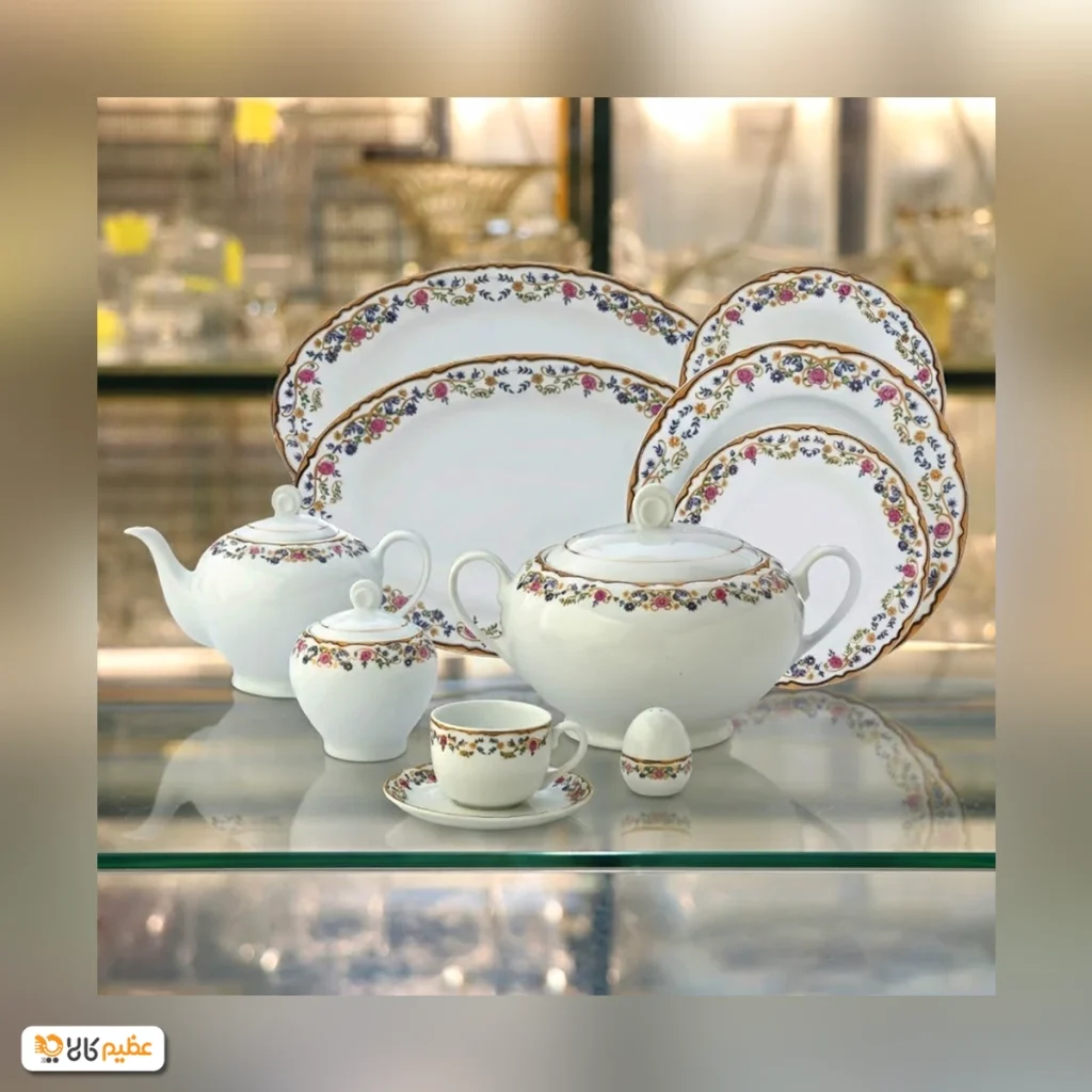 سرویس چینی 102 پارچه کامل زرین گلستان