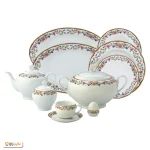 سرویس چینی 102 پارچه کامل زرین گلستان